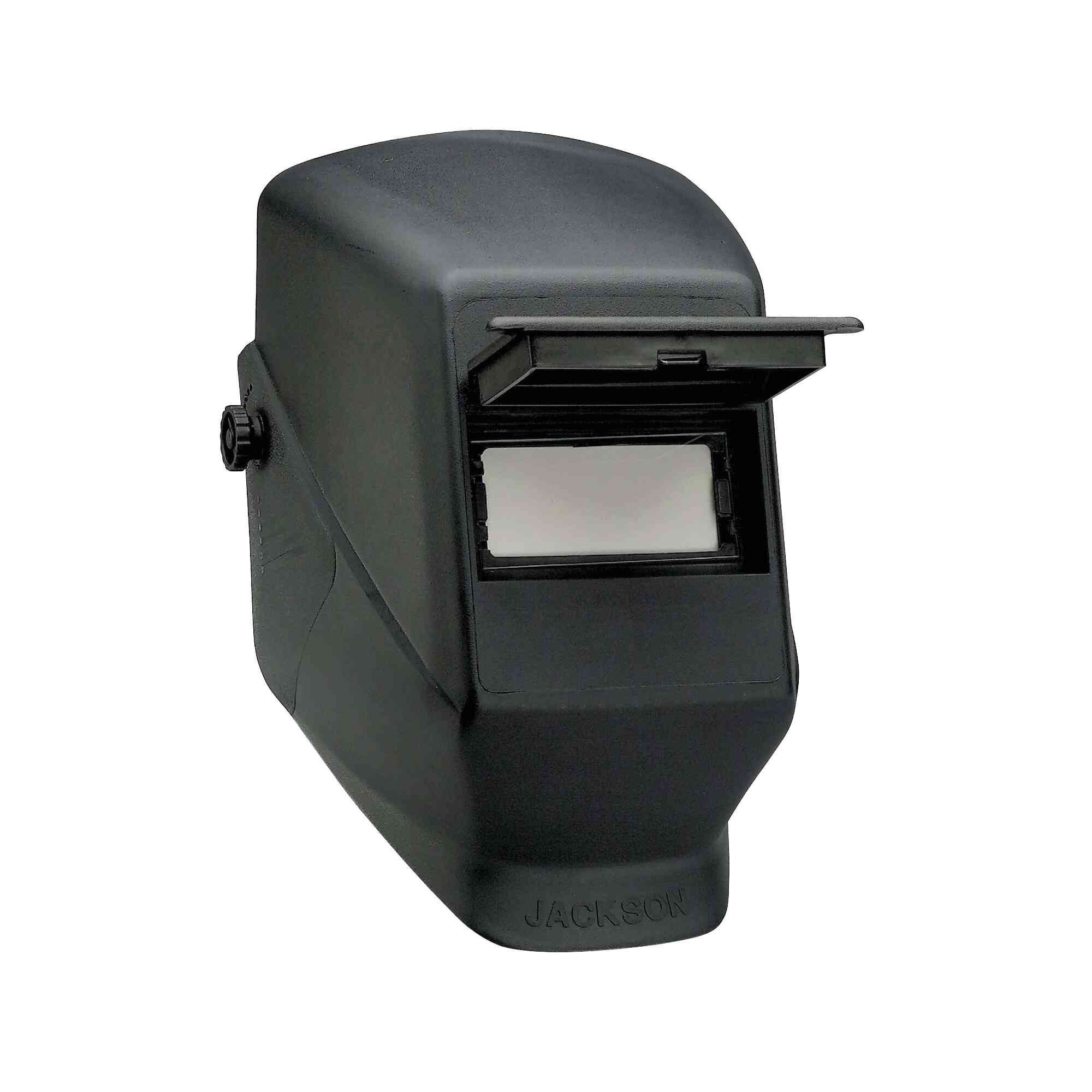 Jackson Safety® - Welding Helmet - Passive - Polycarbonate/ABS Blend - Lift Front - 2" x 4.25" Viewing Area -Shade 10 - 386 Hard Hat Adapter - Black - HSL-2 Series - Model # 14972